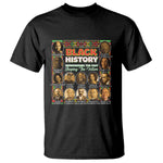 Black History Month T Shirt Remembering The Past Shaping The Future