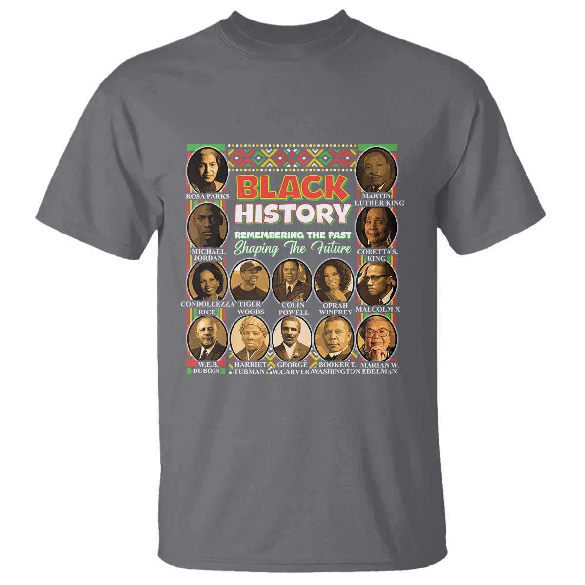 Black History Month T Shirt Remembering The Past Shaping The Future