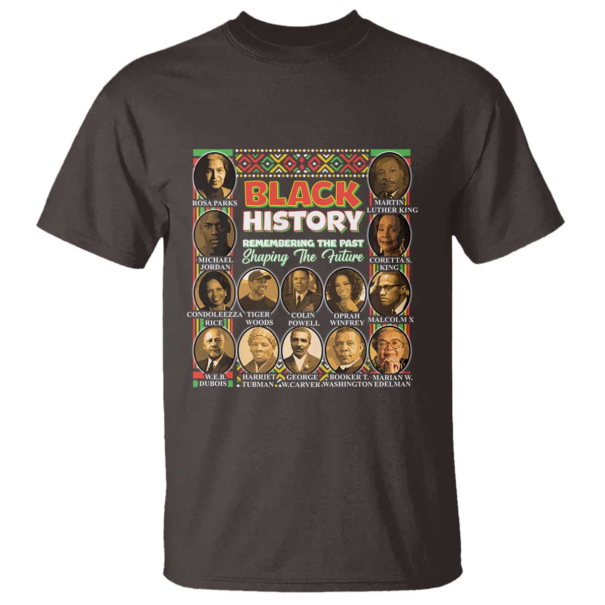 Black History Month T Shirt Remembering The Past Shaping The Future
