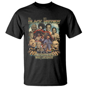 Black History T Shirt Remembering Our Legends Martin Malcolm Rosa Harriet Frederick