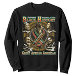 Support Black History 365 Days A Year Sweatshirt Martin MLK Malcolm X Rosa Parks Kamala Harris