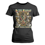 Support Black History 365 Days A Year T Shirt For Women Martin MLK Malcolm X Rosa Parks Kamala Harris