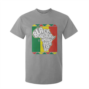 African American Pride T Shirt For Kid Black History Is American History Patriotic