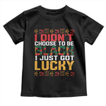 Black Pride Baby Shirt I Didn't Choose To Be Black I Just Got Lucky Black History Month