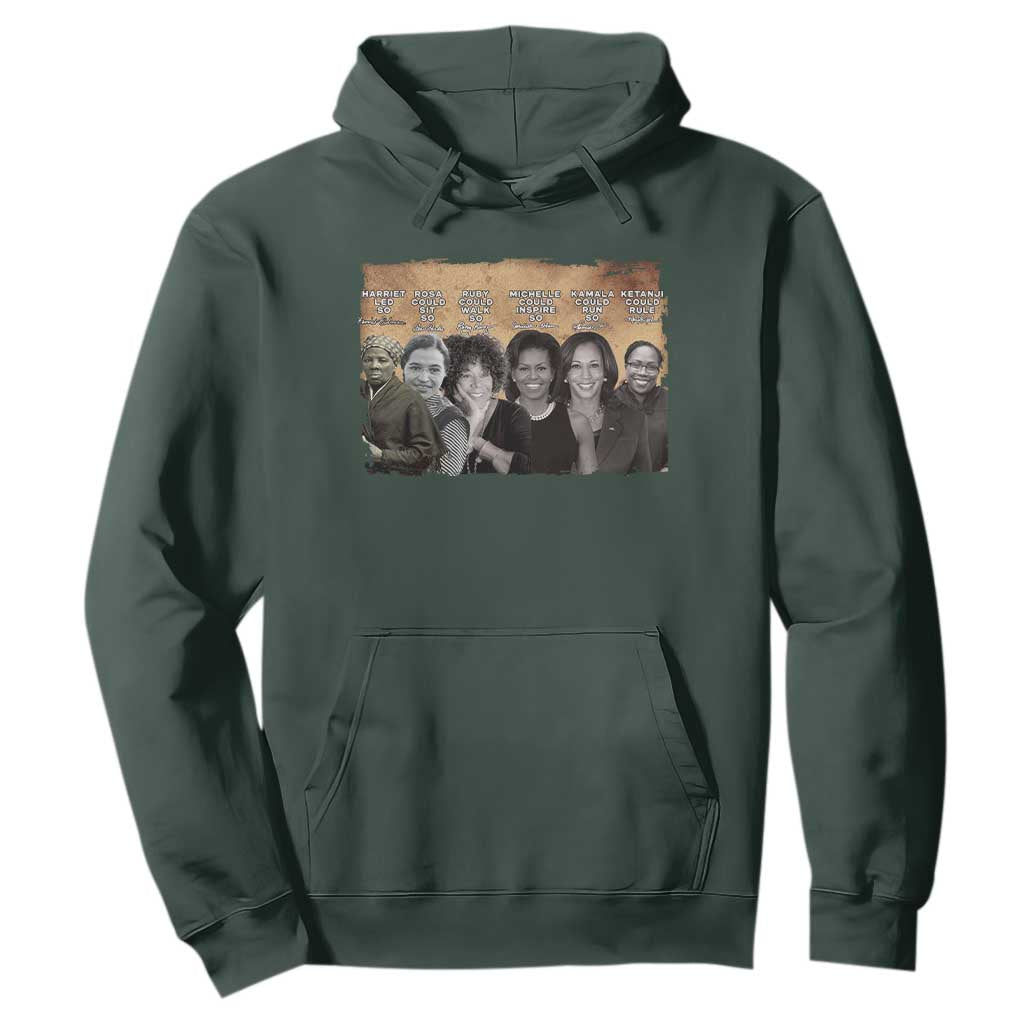 Black Women History Hoodie Harriet Led So Rosa Could Sit Black History