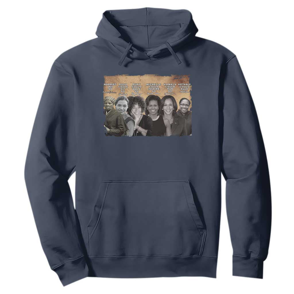 Black Women History Hoodie Harriet Led So Rosa Could Sit Black History