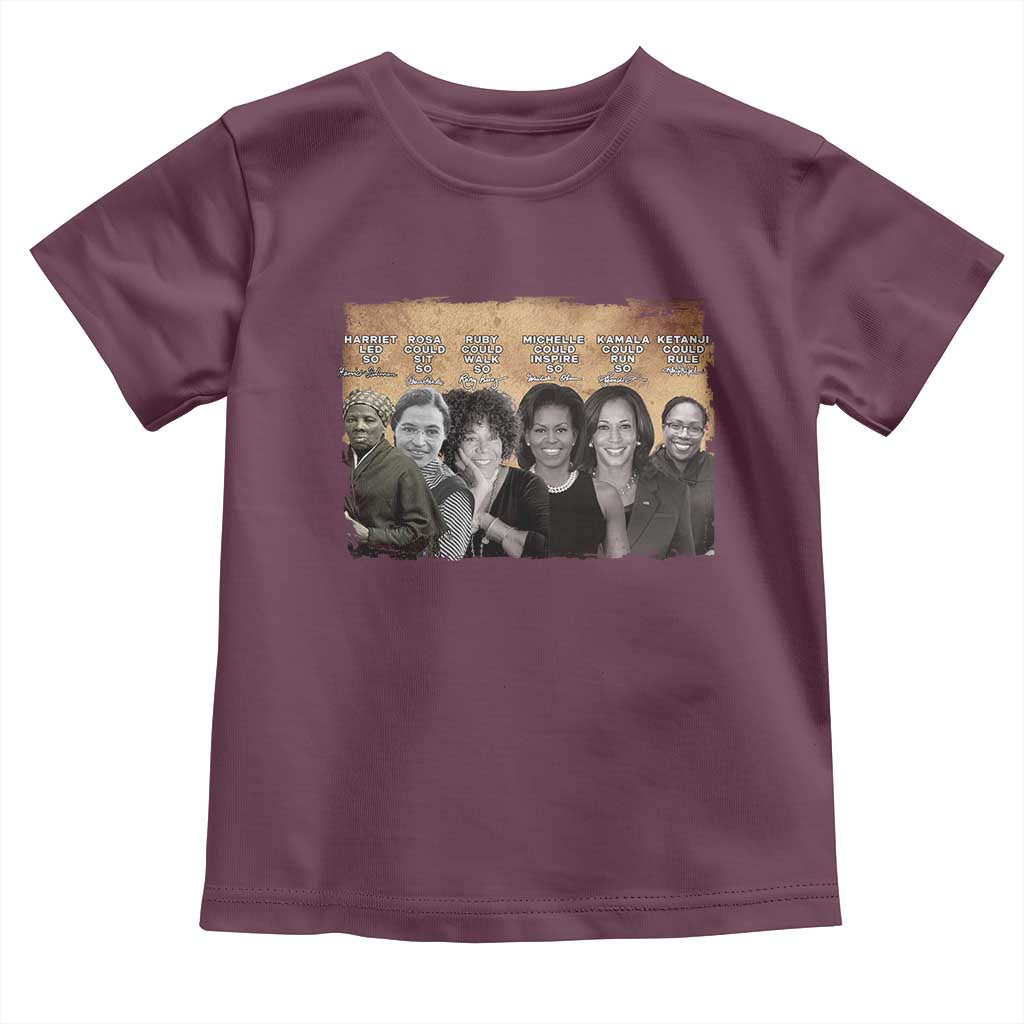 Black Women History Toddler T Shirt Harriet Led So Rosa Could Sit Black History