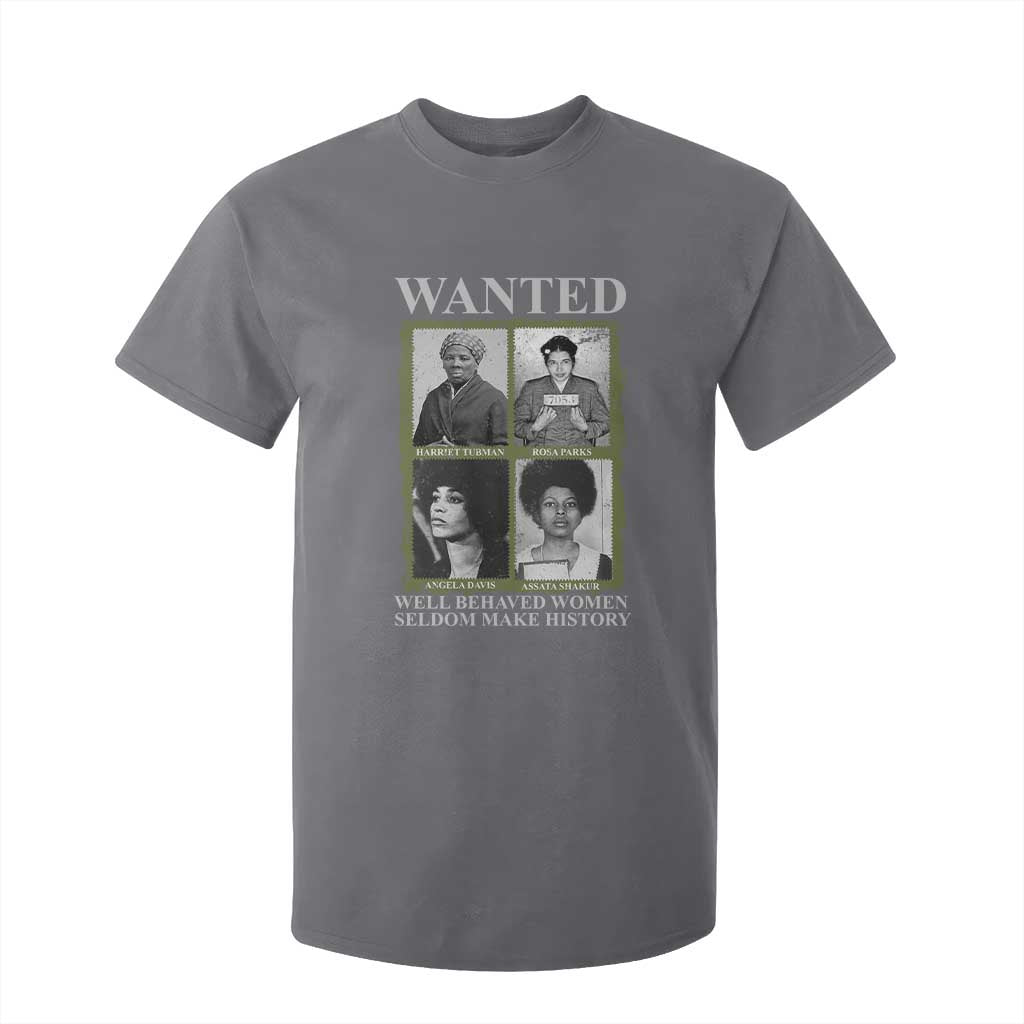 Black Women History T Shirt For Kid Harriet Tubman Rosa Parks Angela Davis Assata Shakur