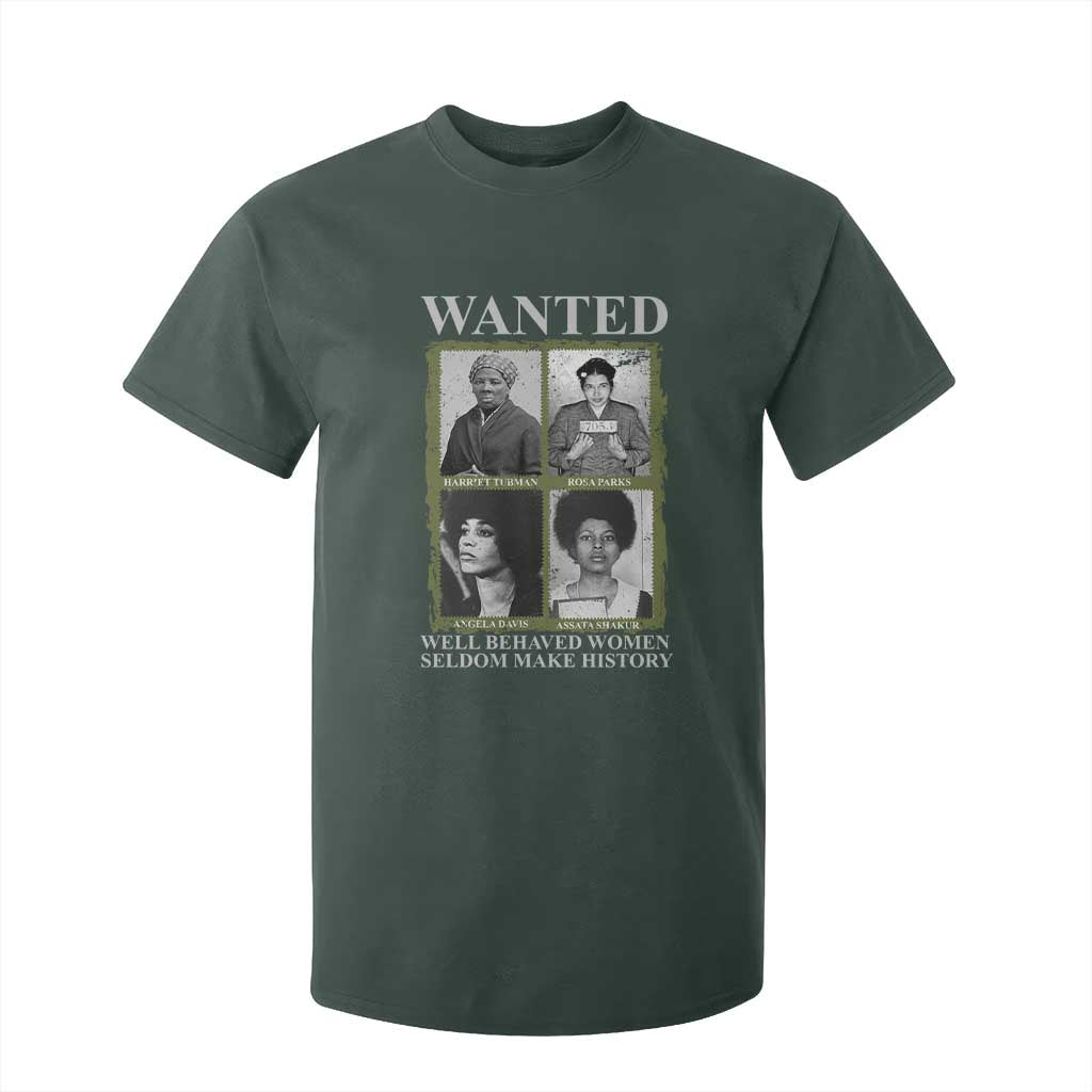 Black Women History T Shirt For Kid Harriet Tubman Rosa Parks Angela Davis Assata Shakur