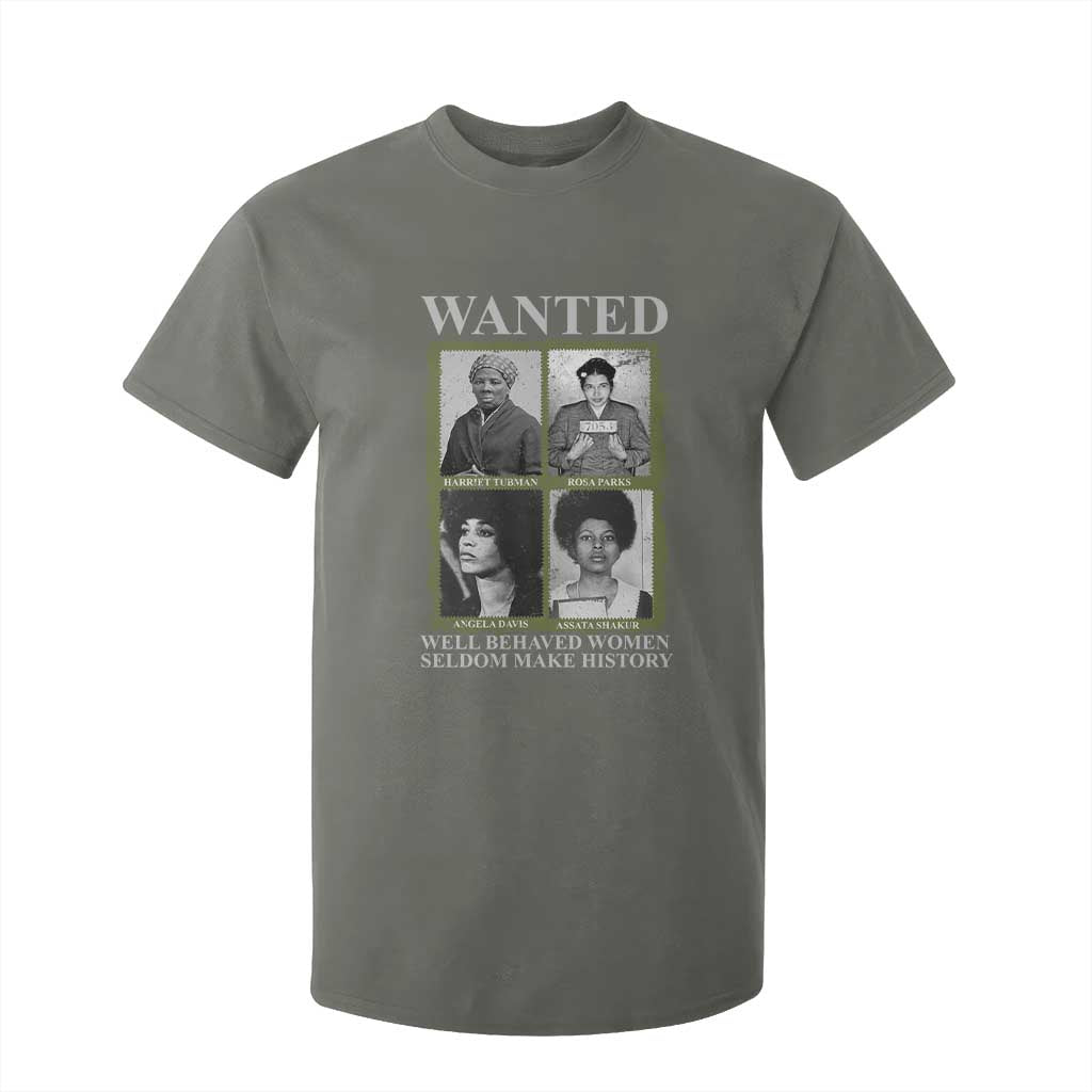 Black Women History T Shirt For Kid Harriet Tubman Rosa Parks Angela Davis Assata Shakur