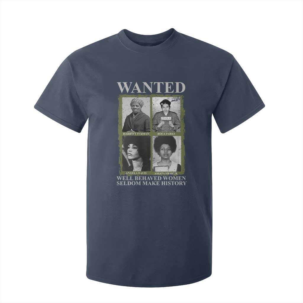 Black Women History T Shirt For Kid Harriet Tubman Rosa Parks Angela Davis Assata Shakur