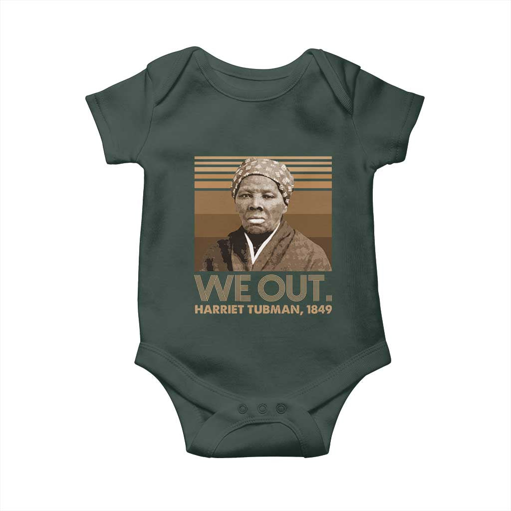 Harriet Tubman Baby Onesie We Out 1849 Retro Black History