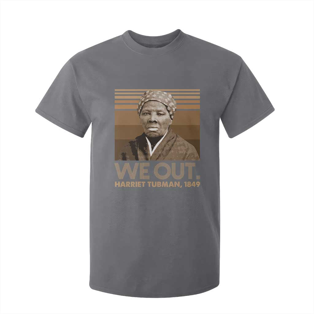 Harriet Tubman T Shirt For Kid We Out 1849 Retro Black History