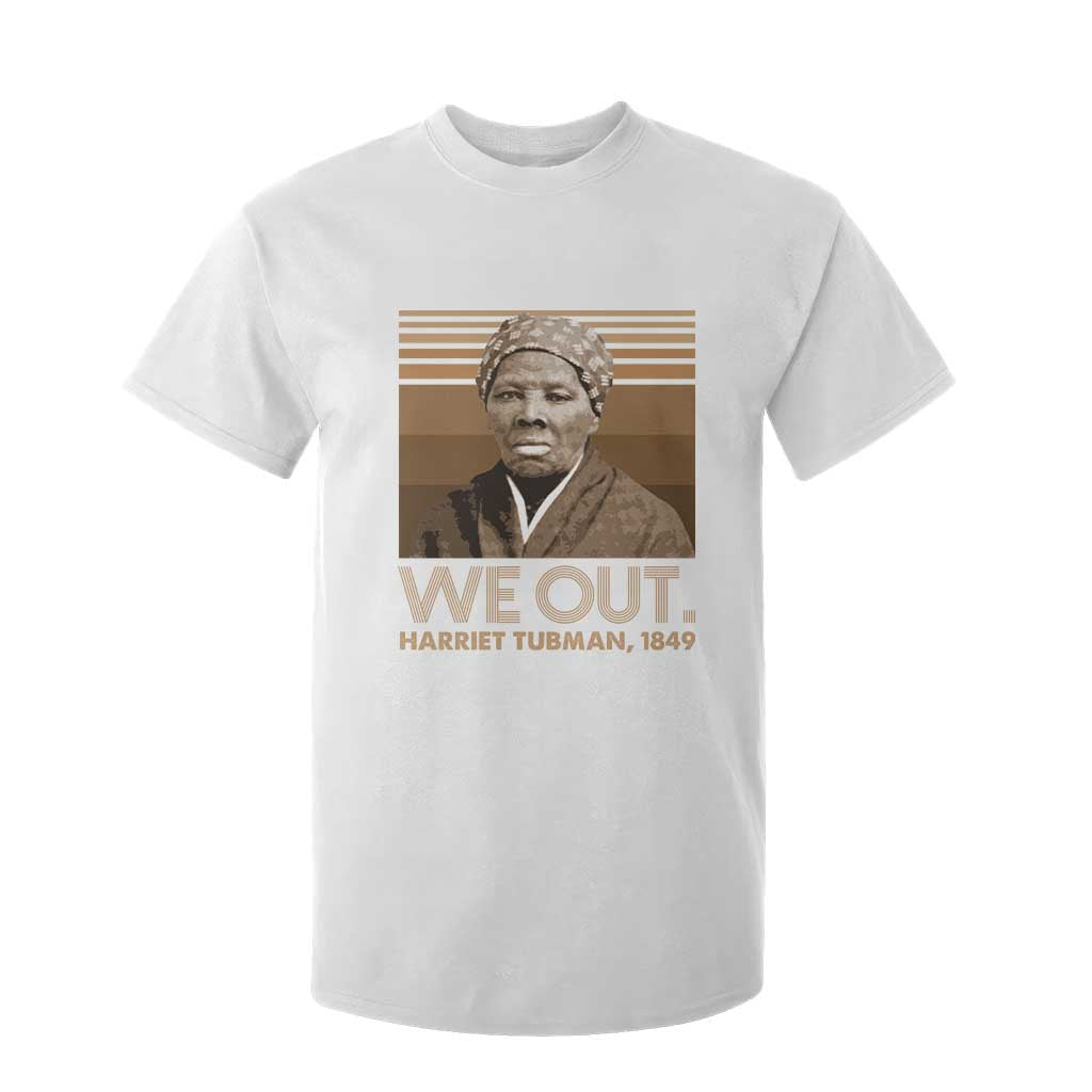 Harriet Tubman T Shirt For Kid We Out 1849 Retro Black History