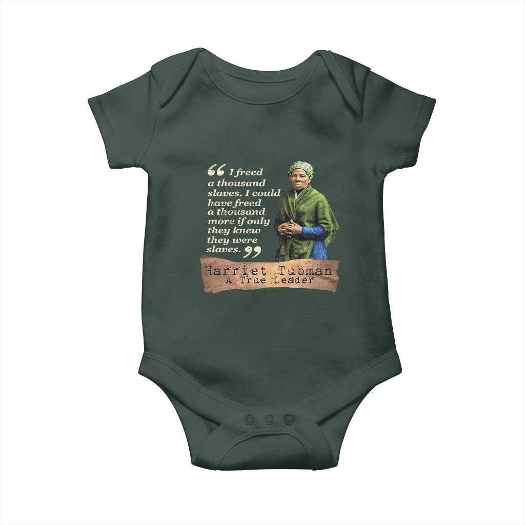 Harriet Tubman Baby Onesie If Only They Knew They Were Slaves Black History