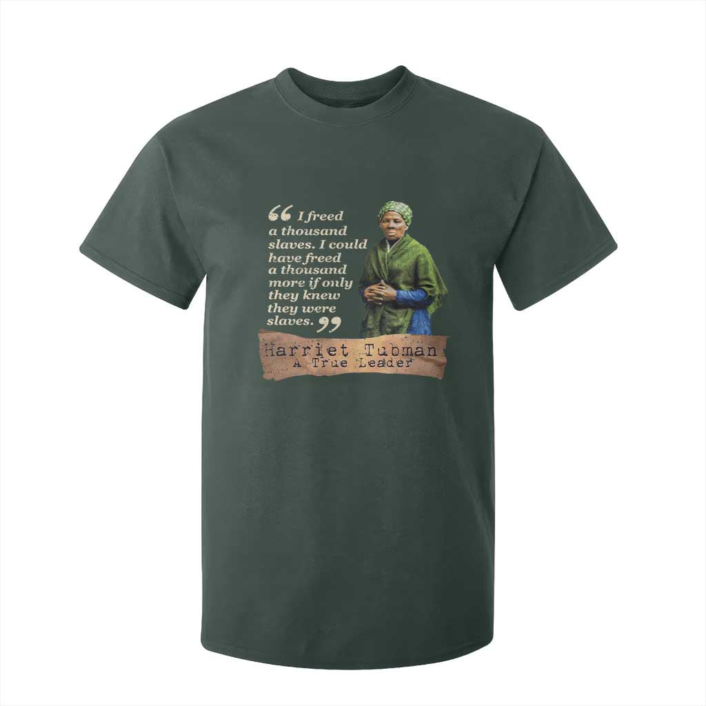Harriet Tubman T Shirt For Kid If Only They Knew They Were Slaves Black History