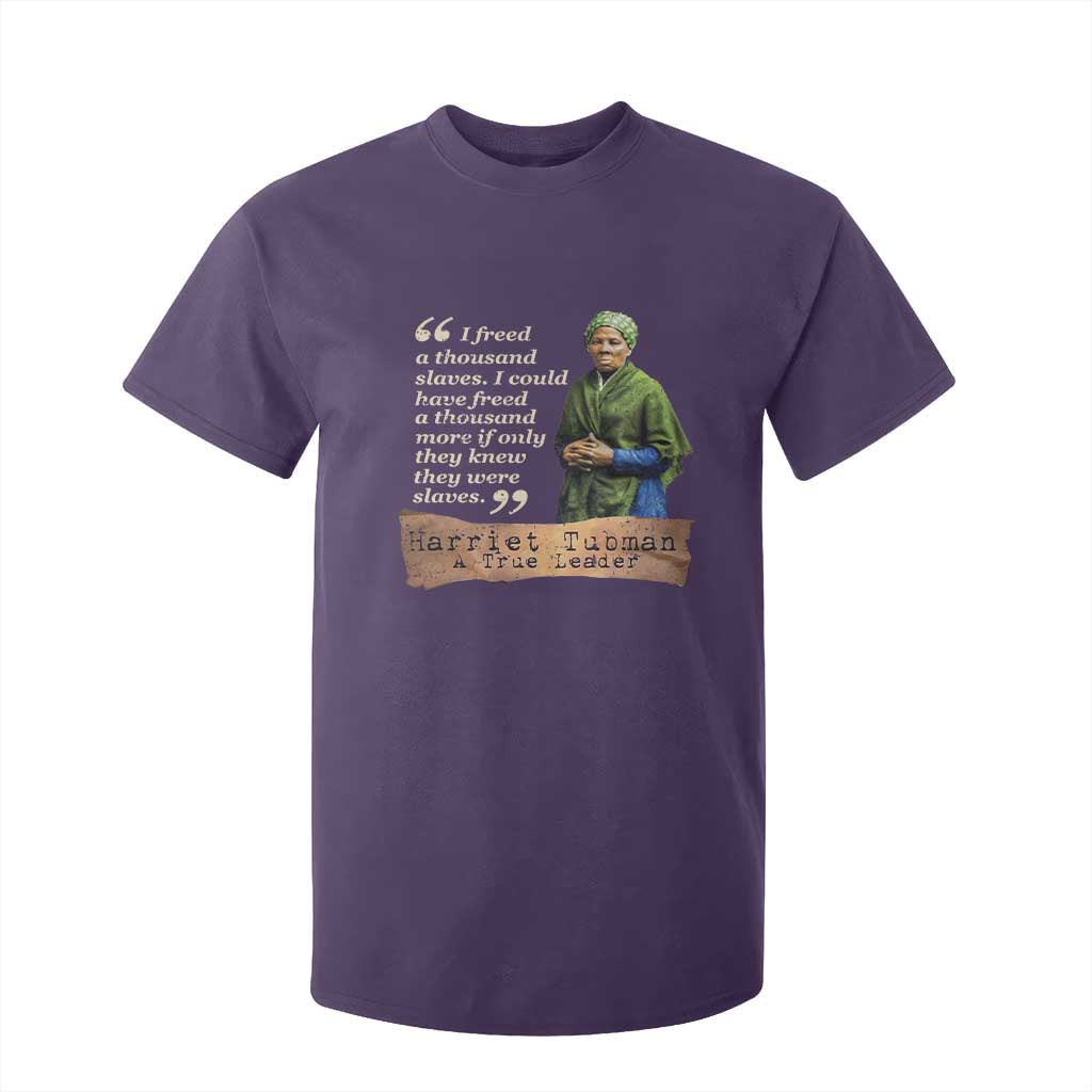Harriet Tubman T Shirt For Kid If Only They Knew They Were Slaves Black History