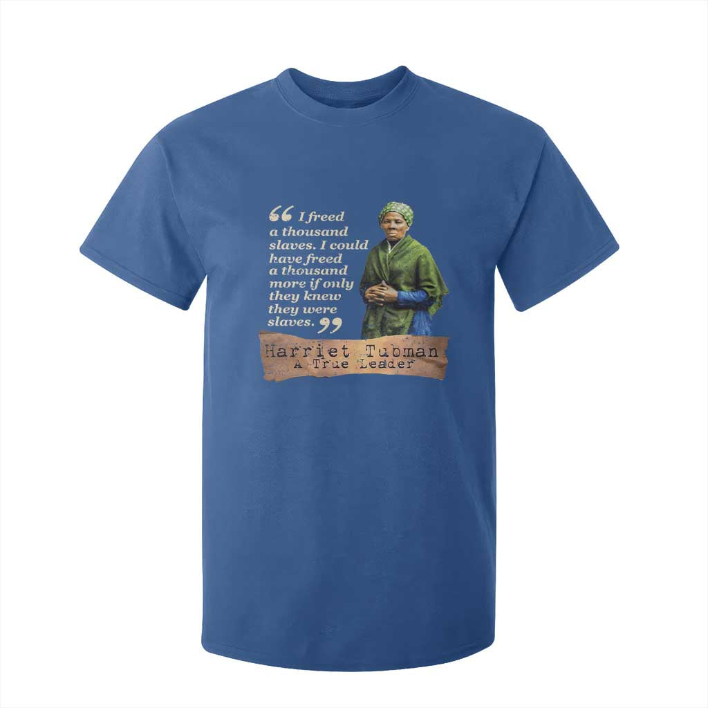 Harriet Tubman T Shirt For Kid If Only They Knew They Were Slaves Black History
