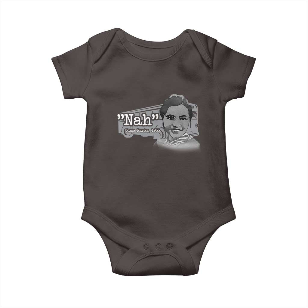 Nah Rosa Parks Baby Onesie Bus 1955 Black History Month