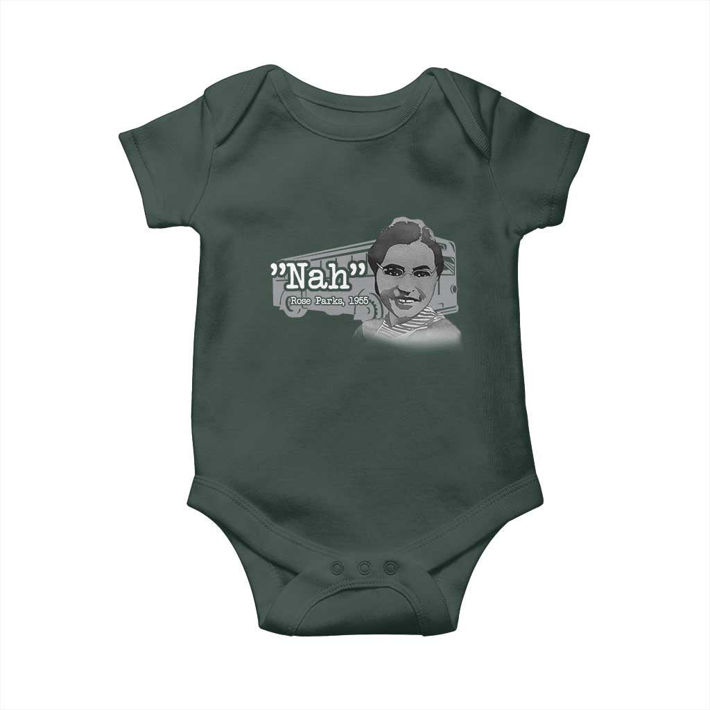 Nah Rosa Parks Baby Onesie Bus 1955 Black History Month