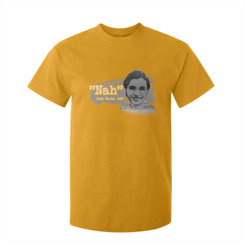 Nah Rosa Parks T Shirt For Kid Bus 1955 Black History Month