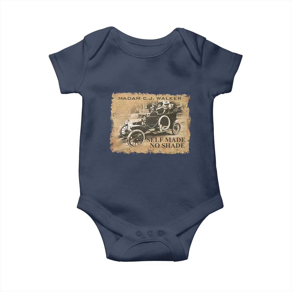 Madam C.J. Walker Baby Onesie Self Made No Shade Black History