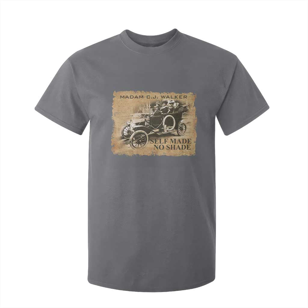 Madam C.J. Walker T Shirt For Kid Self Made No Shade Black History