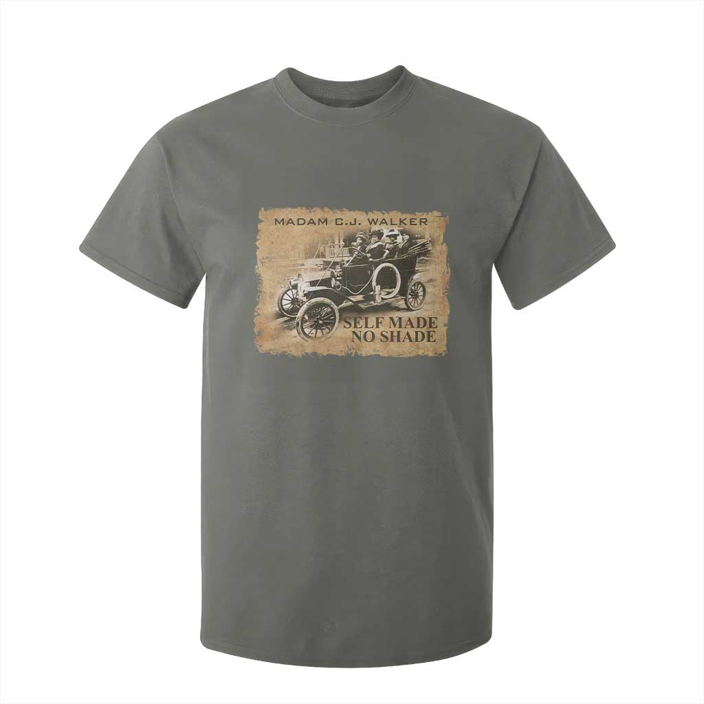 Madam C.J. Walker T Shirt For Kid Self Made No Shade Black History