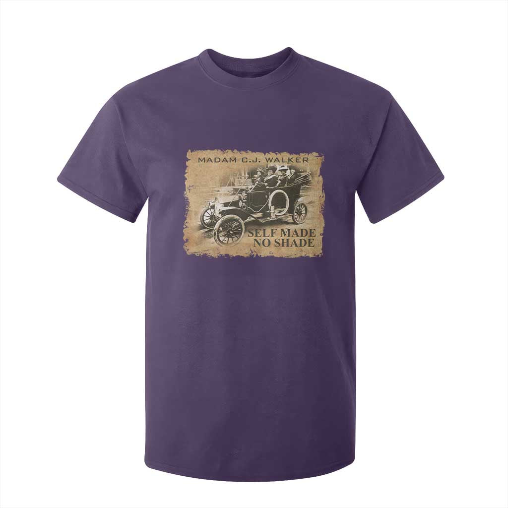 Madam C.J. Walker T Shirt For Kid Self Made No Shade Black History