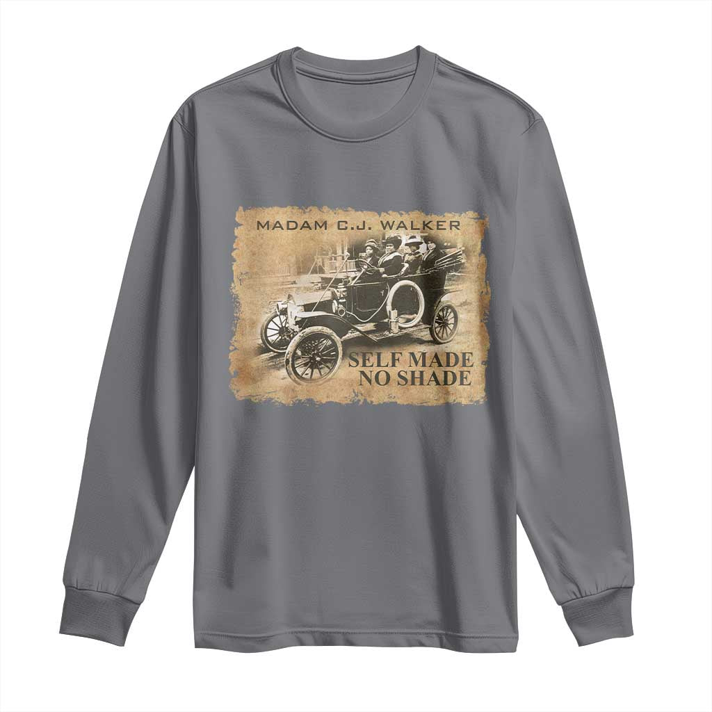 Madam C.J. Walker Long Sleeve Shirt Self Made No Shade Black History