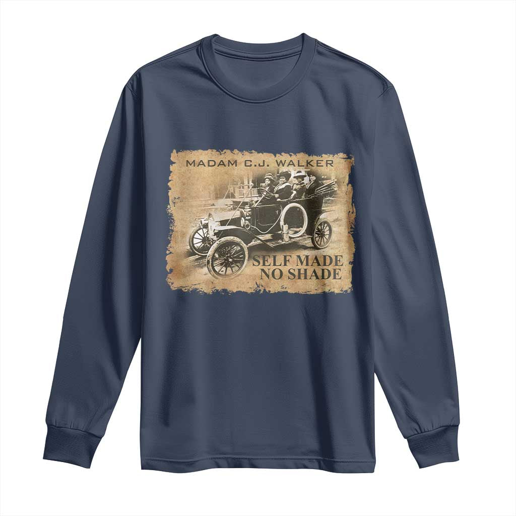 Madam C.J. Walker Long Sleeve Shirt Self Made No Shade Black History