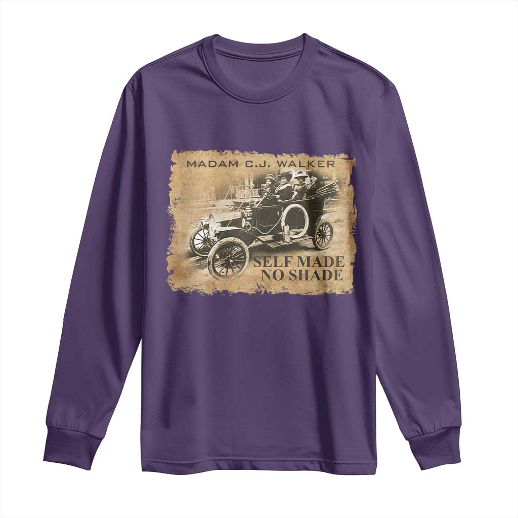 Madam C.J. Walker Long Sleeve Shirt Self Made No Shade Black History