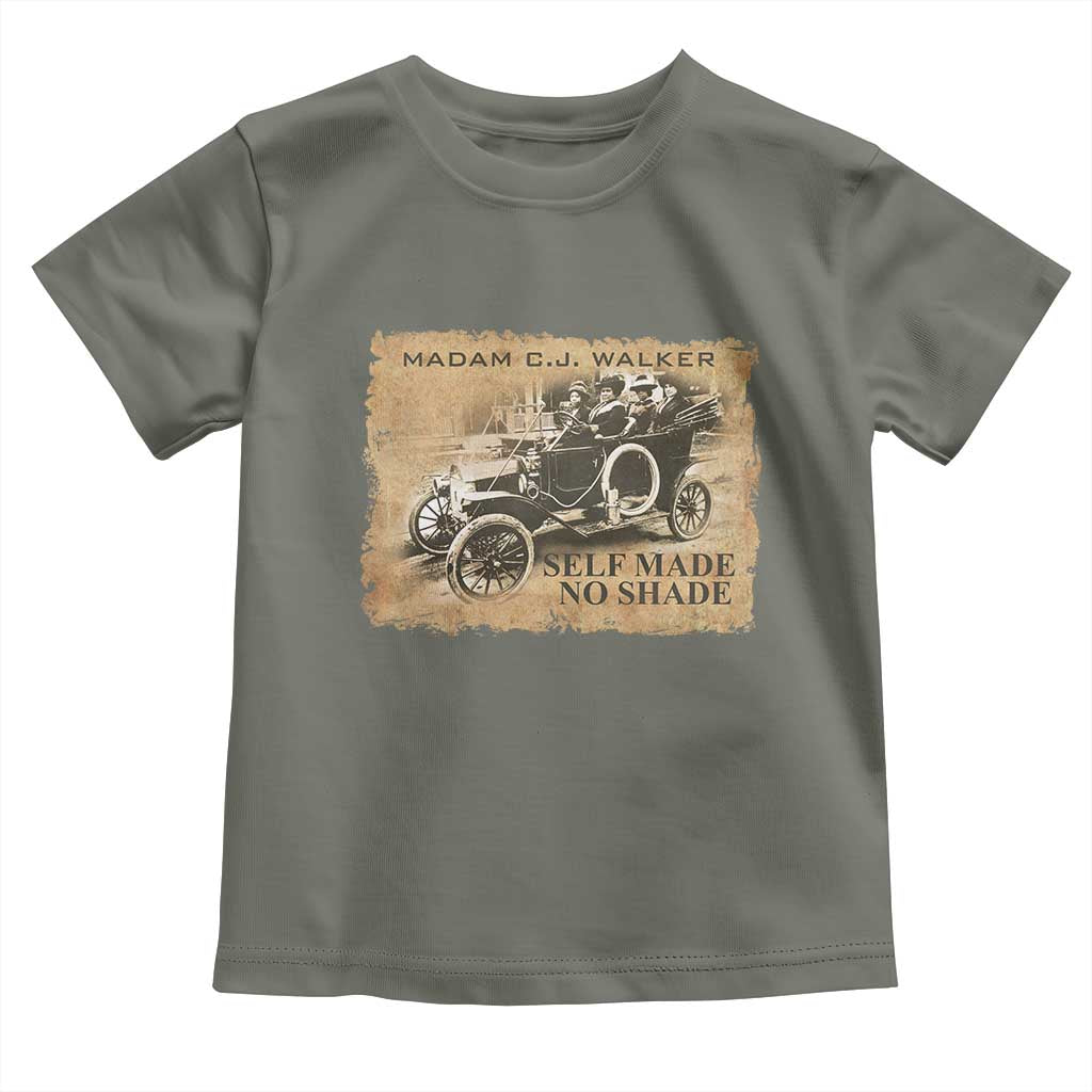 Madam C.J. Walker Toddler T Shirt Self Made No Shade Black History
