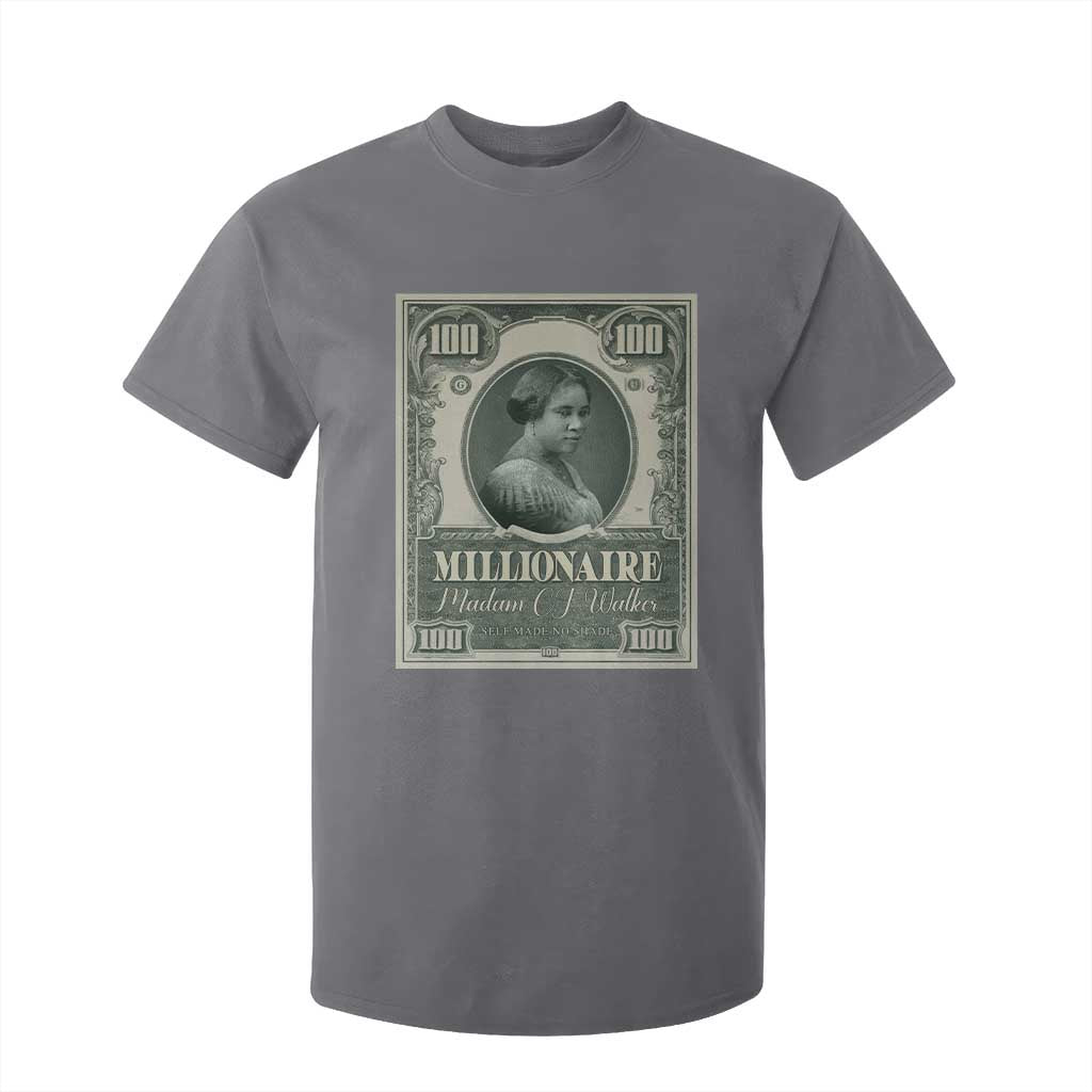 Madam C.J. Walker T Shirt For Kid Millionaire Black Women Pride