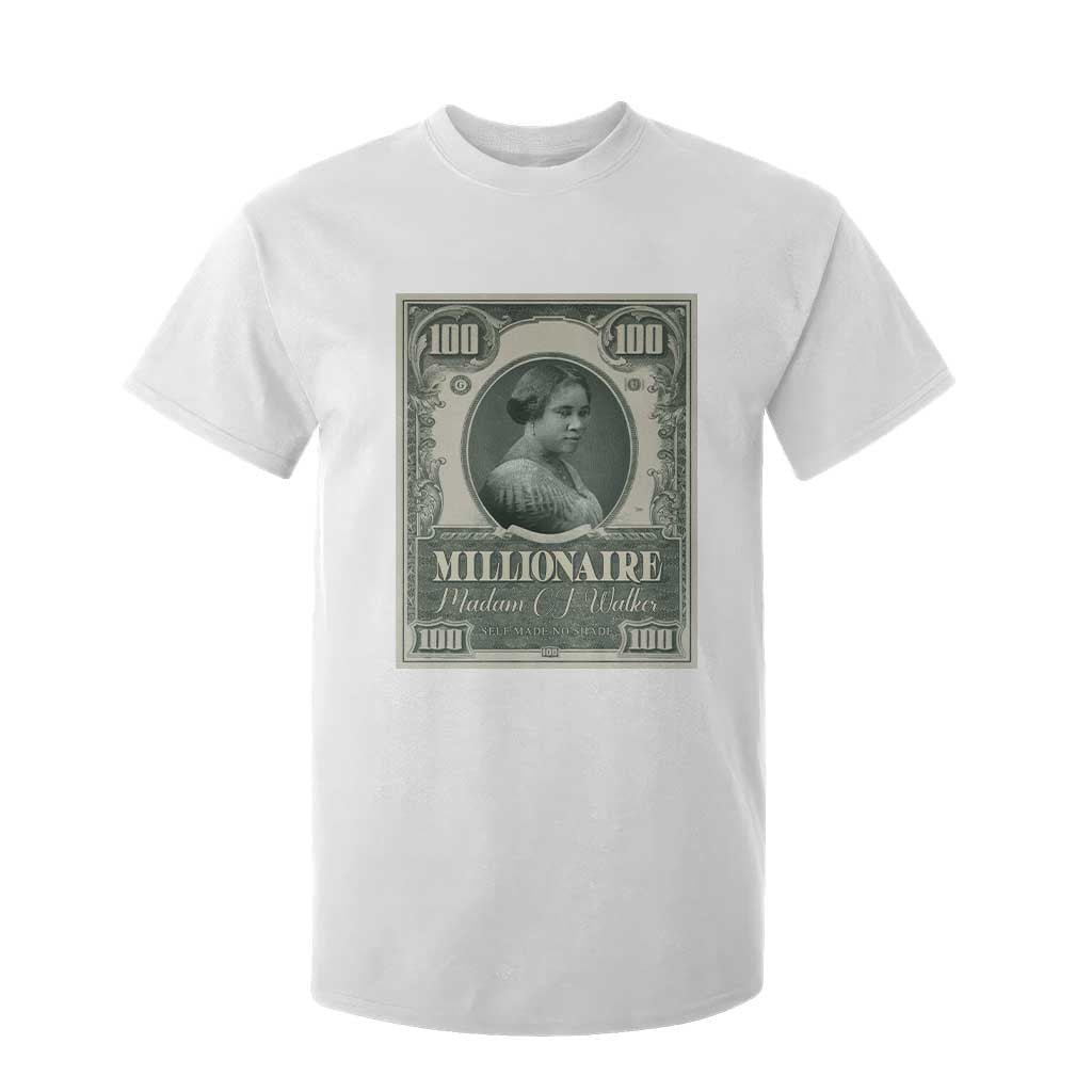 Madam C.J. Walker T Shirt For Kid Millionaire Black Women Pride