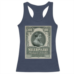 Madam C.J. Walker Racerback Tank Top Millionaire Black Women Pride