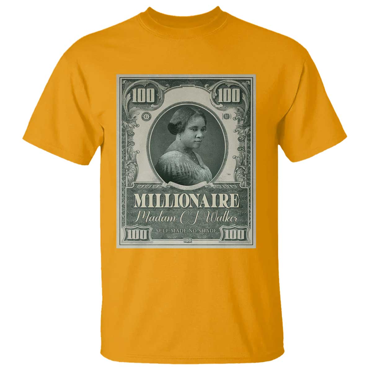 Madam C.J. Walker T Shirt Millionaire Black Women Pride