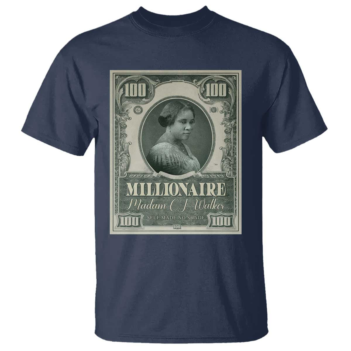 Madam C.J. Walker T Shirt Millionaire Black Women Pride