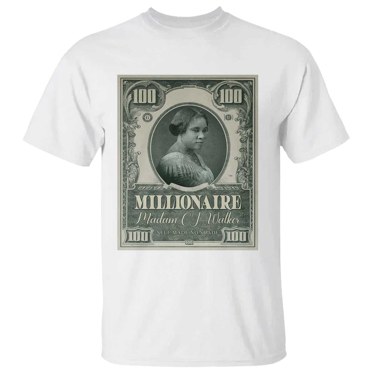 Madam C.J. Walker T Shirt Millionaire Black Women Pride