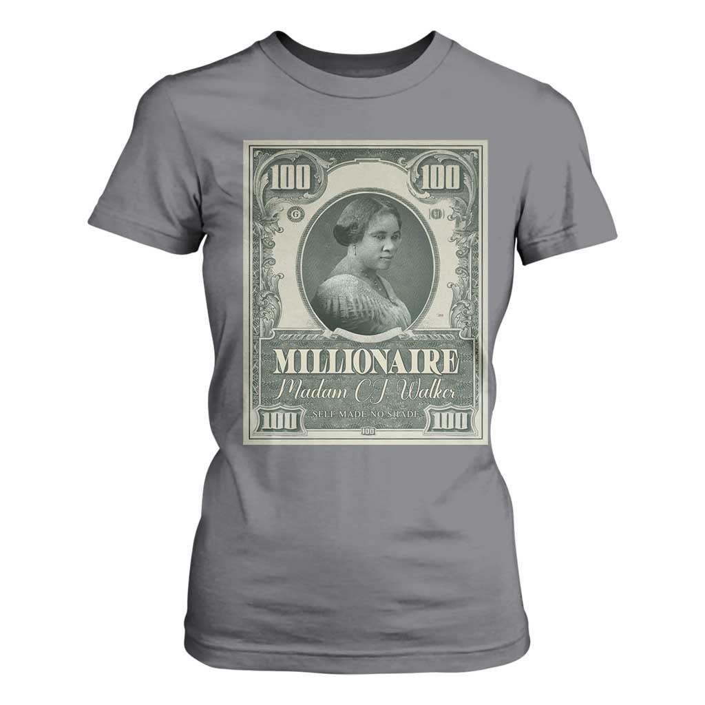 Madam C.J. Walker T Shirt For Women Millionaire Black Women Pride