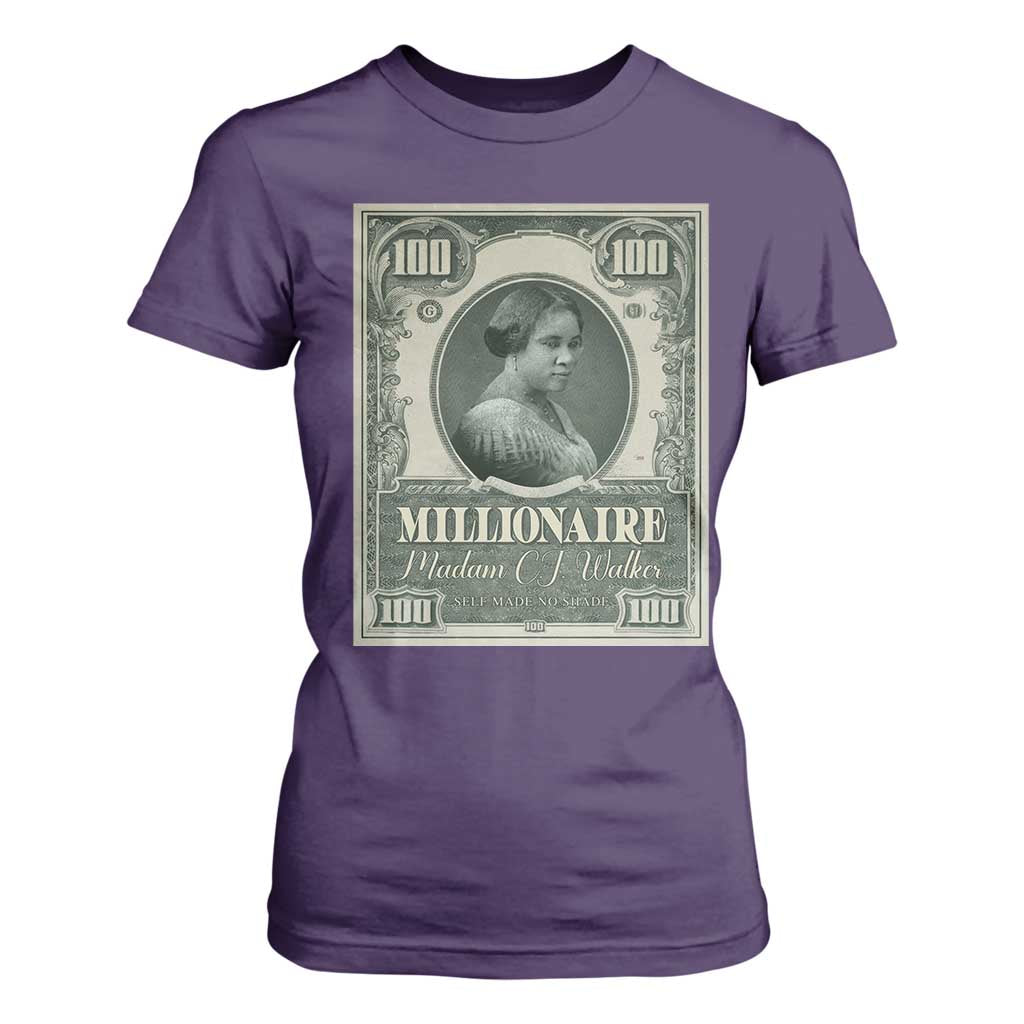 Madam C.J. Walker T Shirt For Women Millionaire Black Women Pride