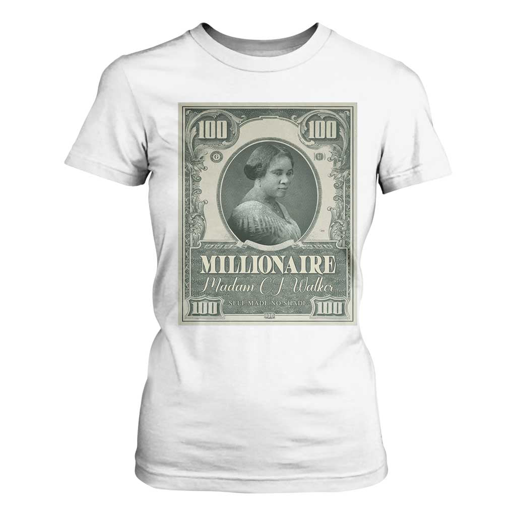 Madam C.J. Walker T Shirt For Women Millionaire Black Women Pride