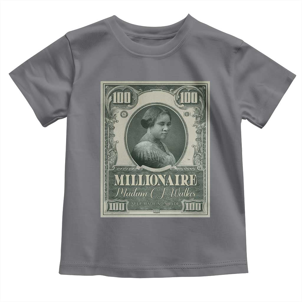 Madam C.J. Walker Toddler T Shirt Millionaire Black Women Pride