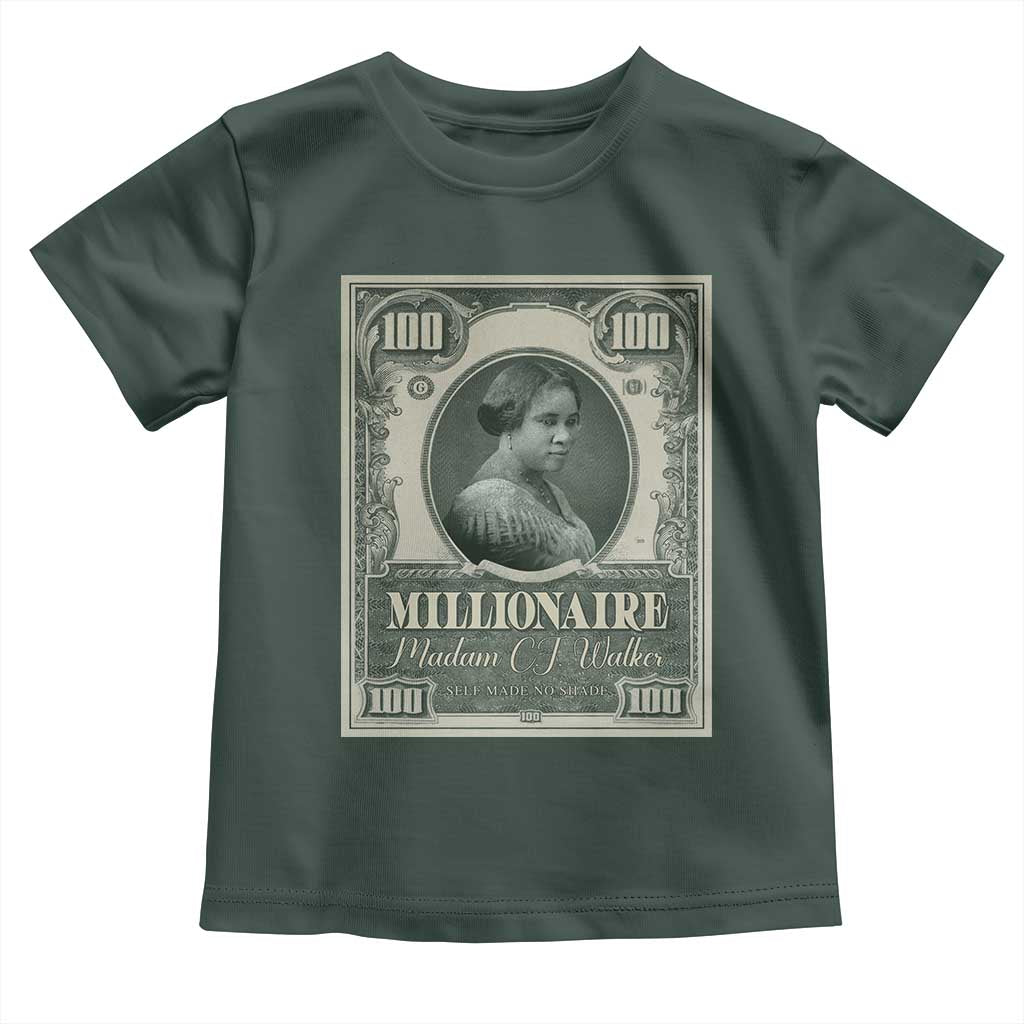 Madam C.J. Walker Toddler T Shirt Millionaire Black Women Pride