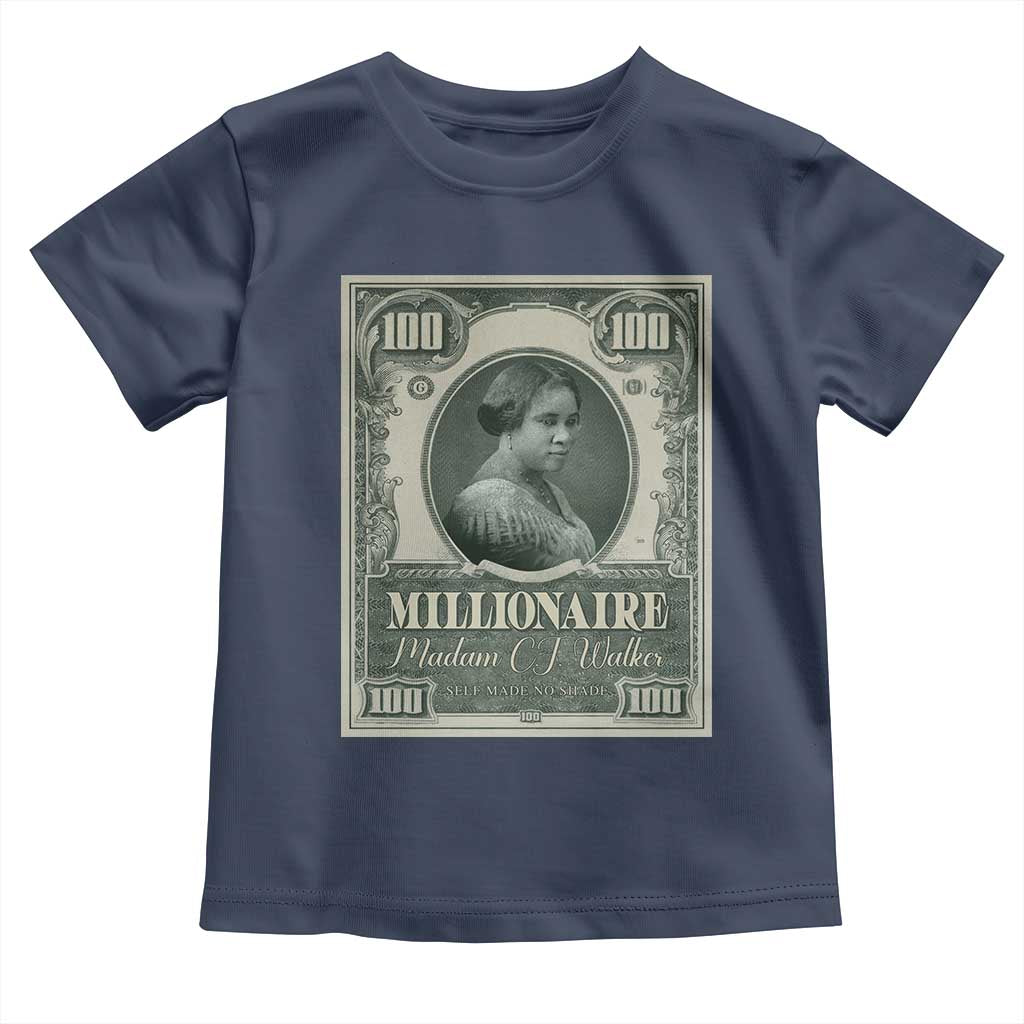 Madam C.J. Walker Toddler T Shirt Millionaire Black Women Pride