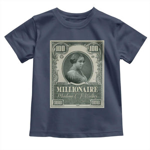 Madam C.J. Walker Toddler T Shirt Millionaire Black Women Pride