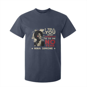Nina Simone T Shirt For Kid I Tell You What Freedom Is To Me No Fear