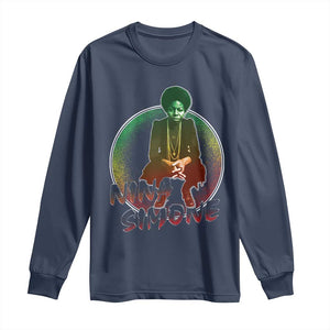 Nina Simone Long Sleeve Shirt Black Women History Pride