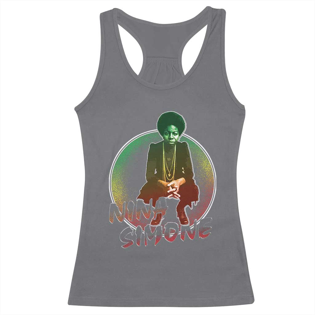 Nina Simone Racerback Tank Top Black Women History Pride