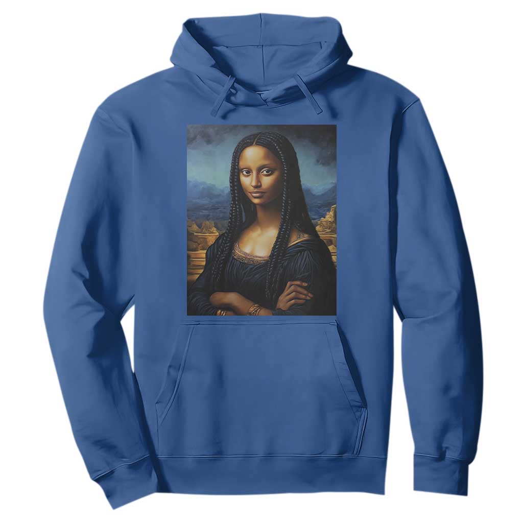 Black Women Pride Hoodie Melanin Mona Lisa Afro Queen Aesthetic Black History